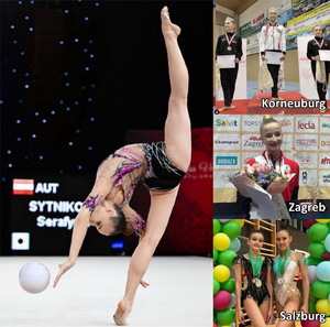 Gymnastik-Nationalteam in Zagreb, Salzburg und Korneuburg stark!